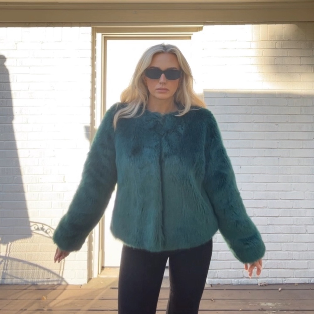 Lovers and friends feaux fur jacket